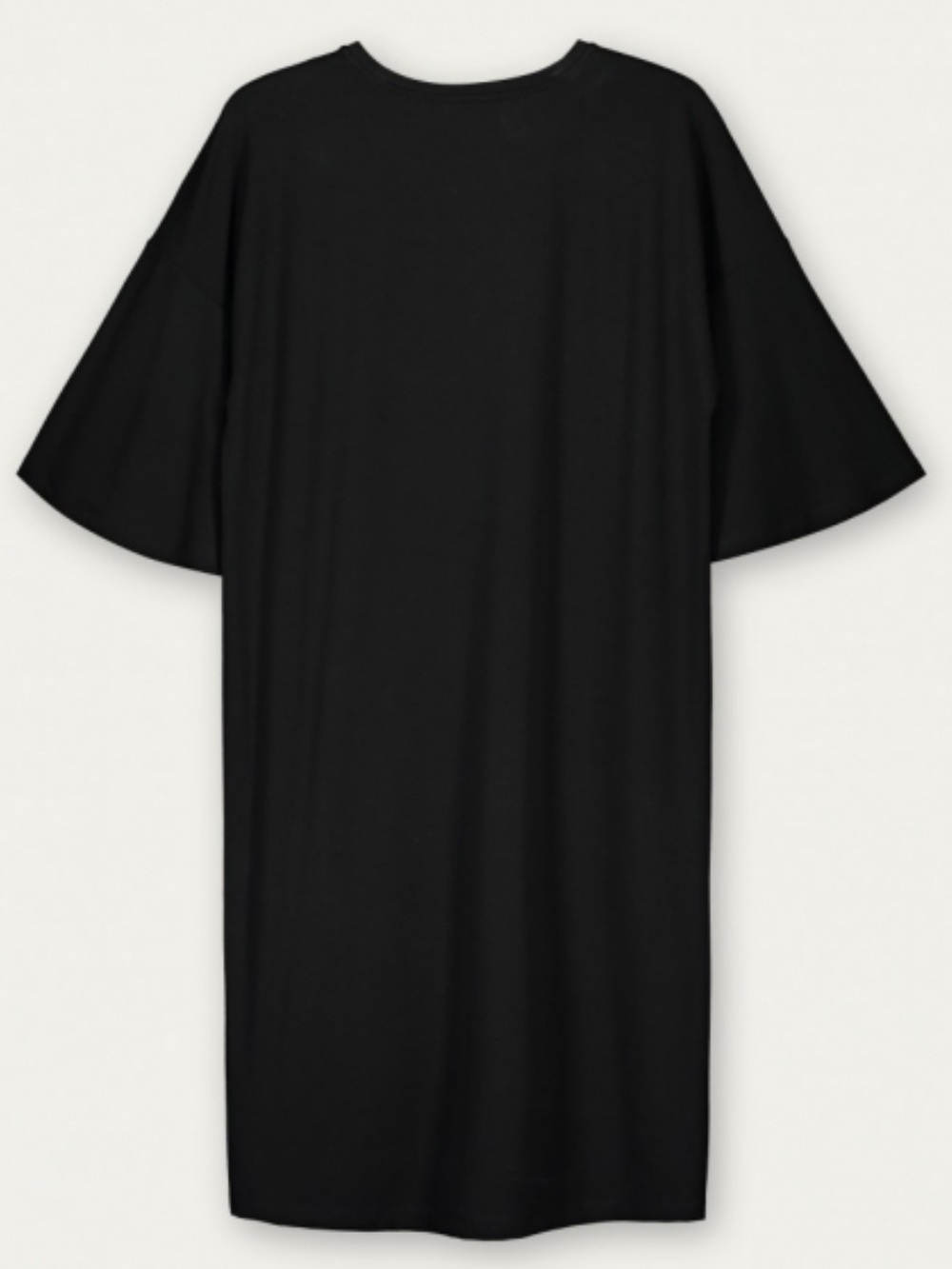 Marimekko Black Oversized black midi length Dress size L - Picture 8 of 8